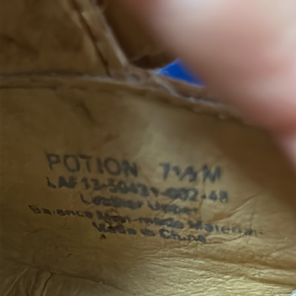 Latigo distressed Potion Anthropologie leather strapped bootie size 7.5 - Picture 10 of 11
